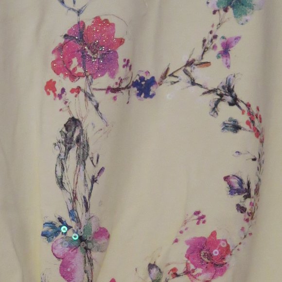 NEXT UK - Yellow 'B' for Beautfiul knotted T-shirt - Picture 6 of 6